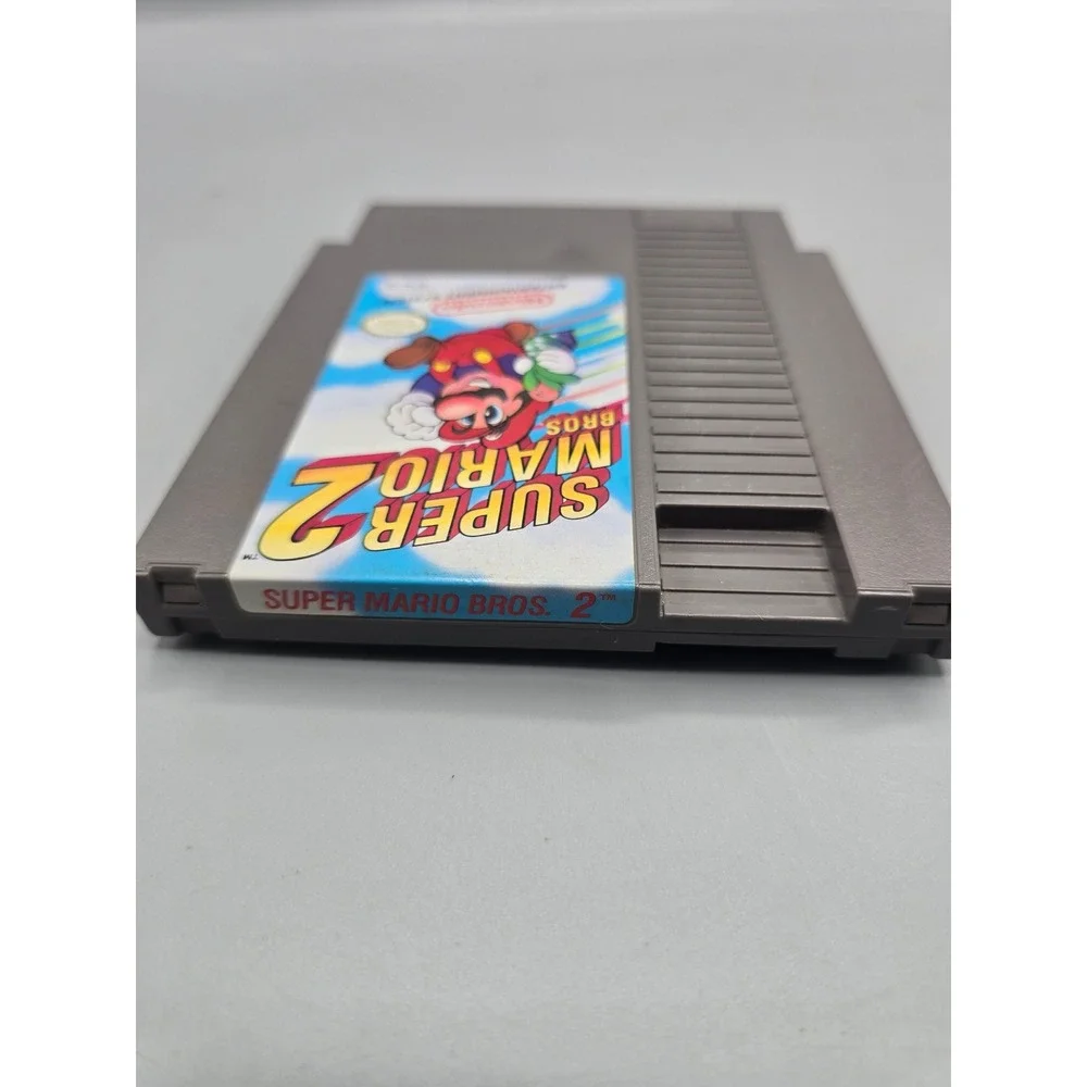 Super Mario Bros 2 Nintendo NES Video Game Cartridge NES-MW-USA REV-A Authentic